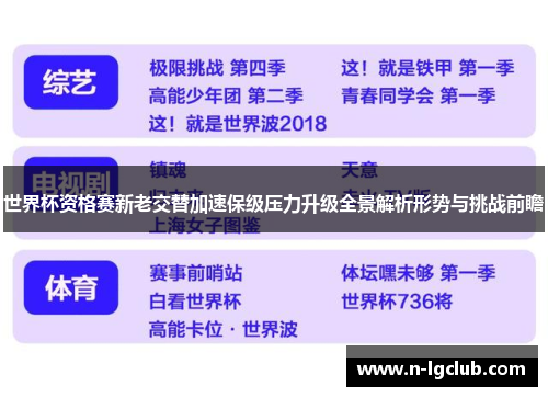 世界杯资格赛新老交替加速保级压力升级全景解析形势与挑战前瞻